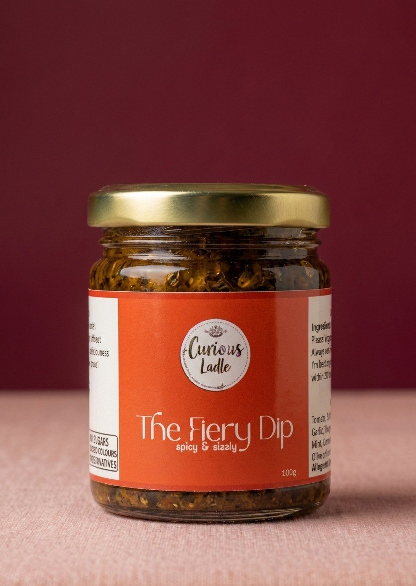 The Fiery Dip jar
