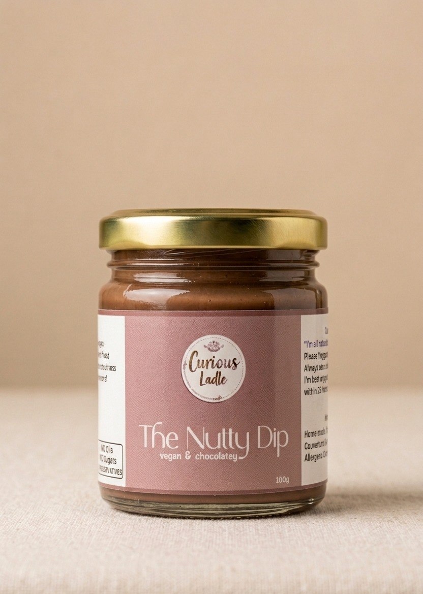 The Nutty Dip jar