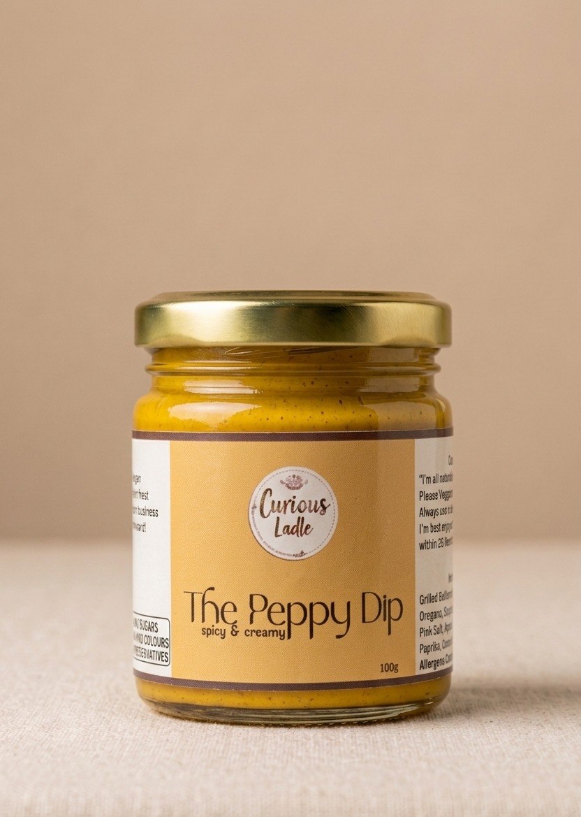 The Peppy Dip jar